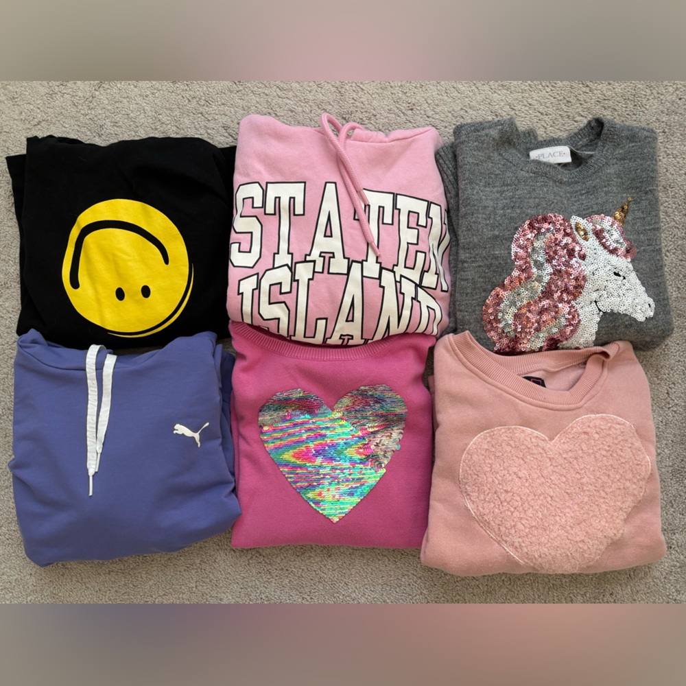 Girls sweater bundle Puma, Melrose & Market, H&M, Place size L 14/16